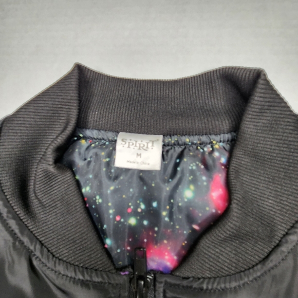Spirit NASA Bomber Jacket with Patches Men's Medium - Picture 6 of 6